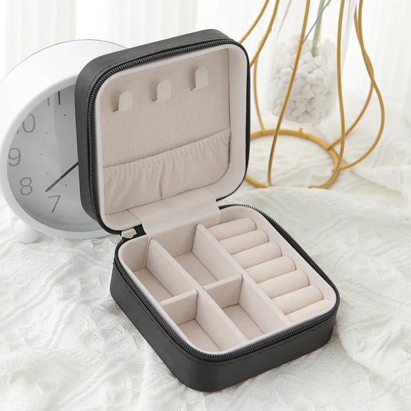 1pcs Single Layer Storage Box Ladies Travel Leather