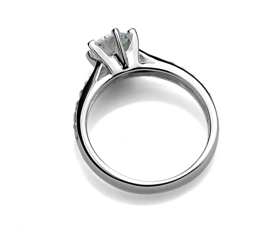 925 Sterling Silver Diamond Ring