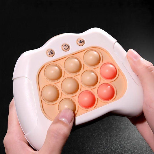 Beckett Push Popper game featuring colorful plastic popper toys for fun, sensory play and stress relief.