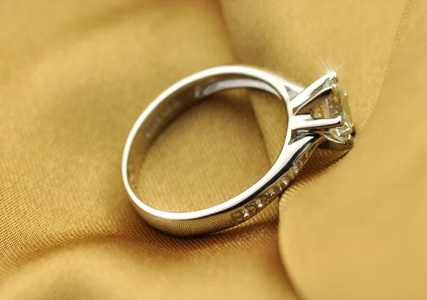 925 Sterling Silver Diamond Ring