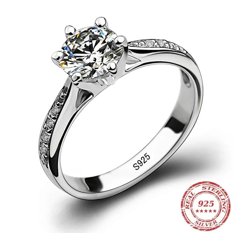 925 Sterling Silver Diamond Ring