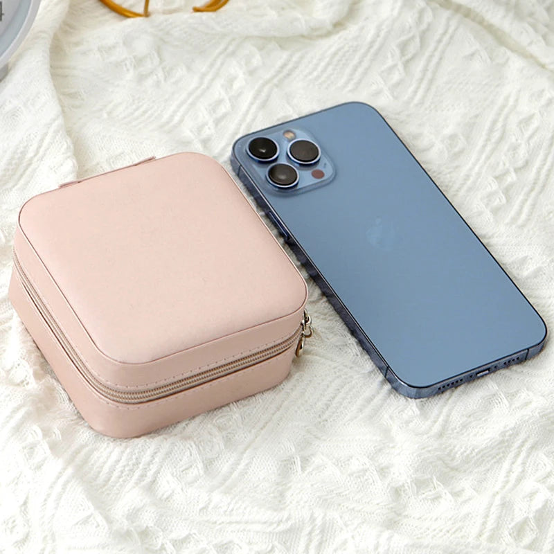1pcs Single Layer Storage Box Ladies Travel Leather