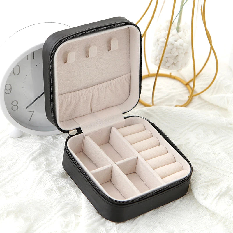 1pcs Single Layer Storage Box Ladies Travel Leather