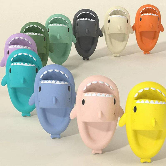 Beckett Shark Slides featuring a sleek design and comfortable strap, ideal for casual wear and summer outings.