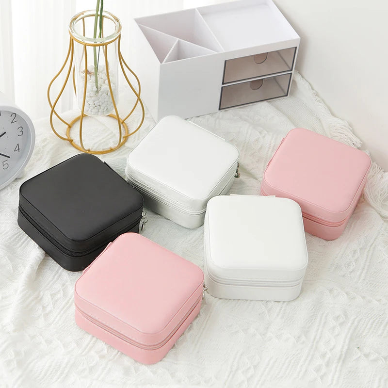 1pcs Single Layer Storage Box Ladies Travel Leather