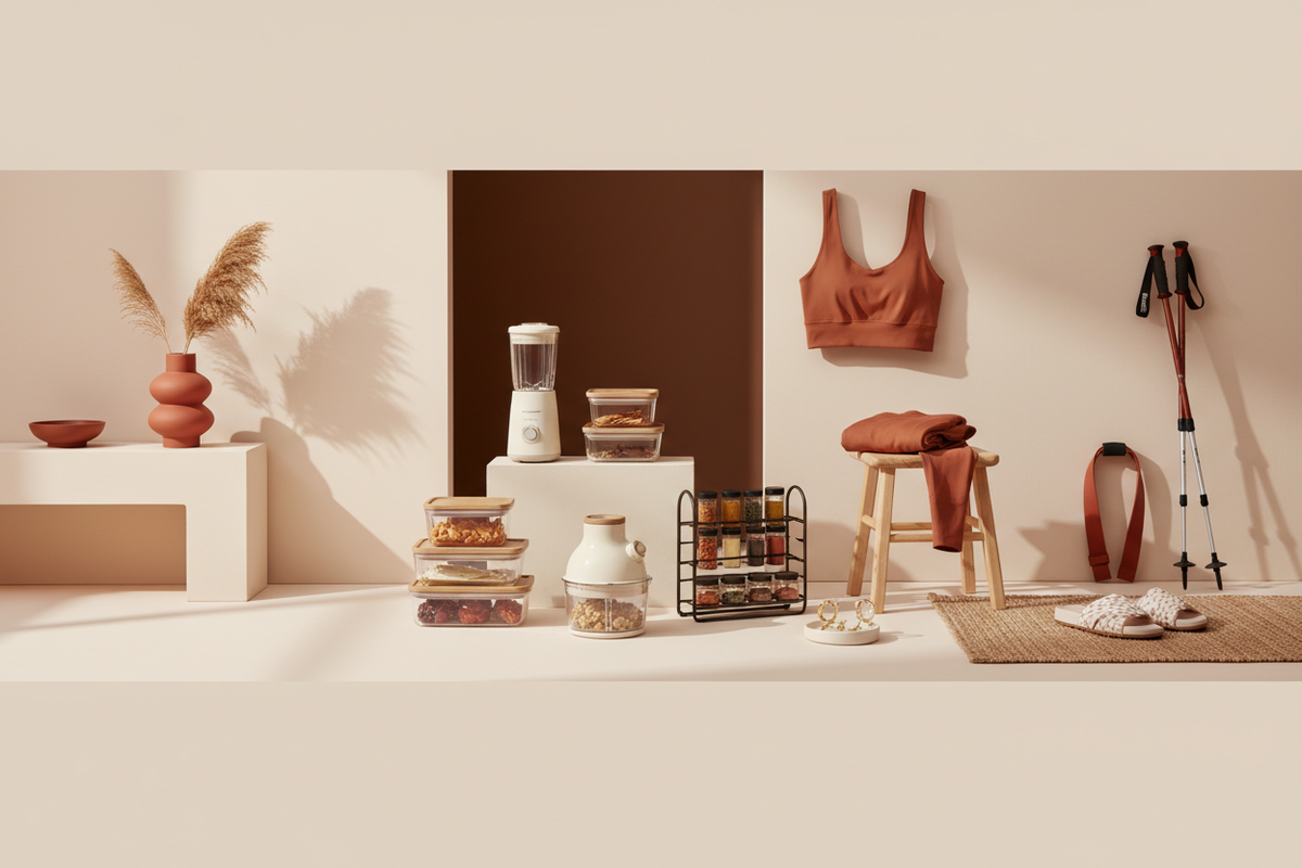 Premium multi-category lifestyle banner
