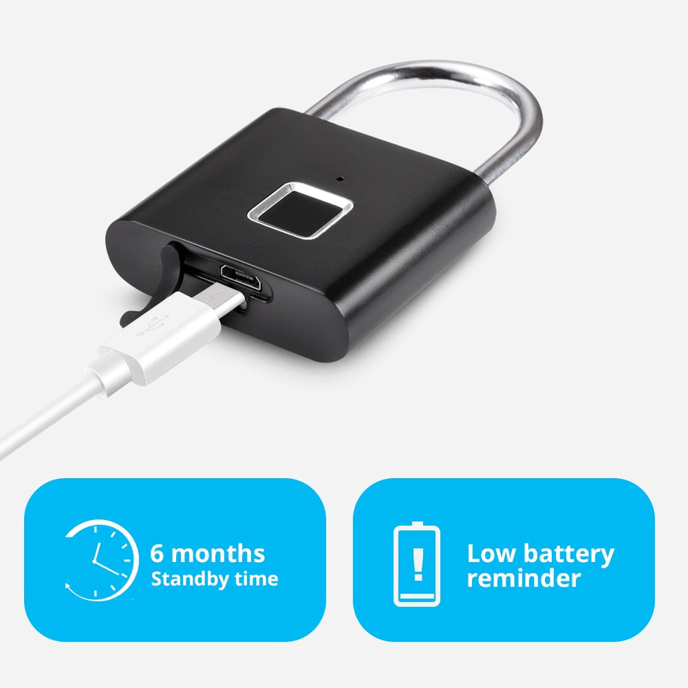 Beckett fingerprint lock with compact design for secure keyless access